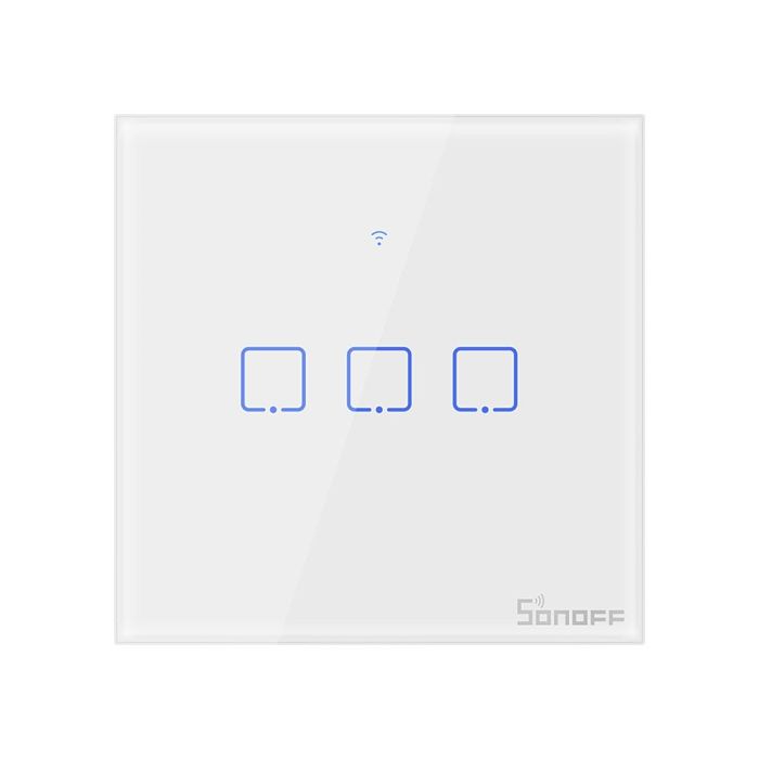 SONOFF pametno stensko stikalo Wi-Fi trojno T0EU3C-TX