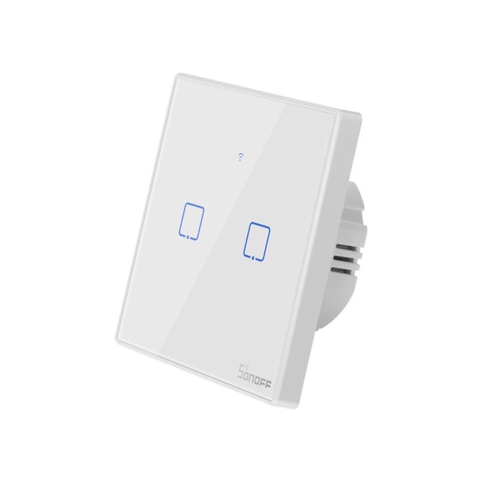 SONOFF pametno stensko stikalo Wi-Fi + RF433 dvojno T2EU2C-TX - slika 3