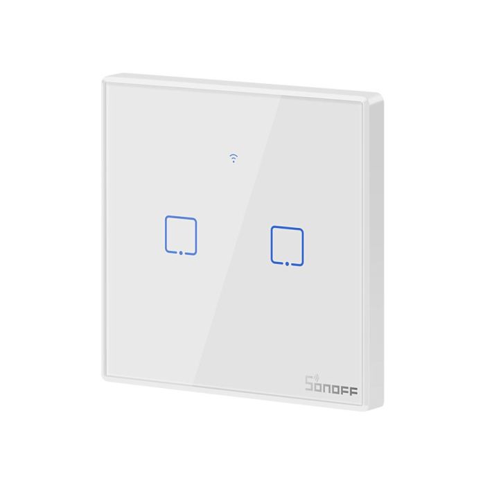 SONOFF pametno stensko stikalo Wi-Fi + RF433 dvojno T2EU2C-TX - slika 4