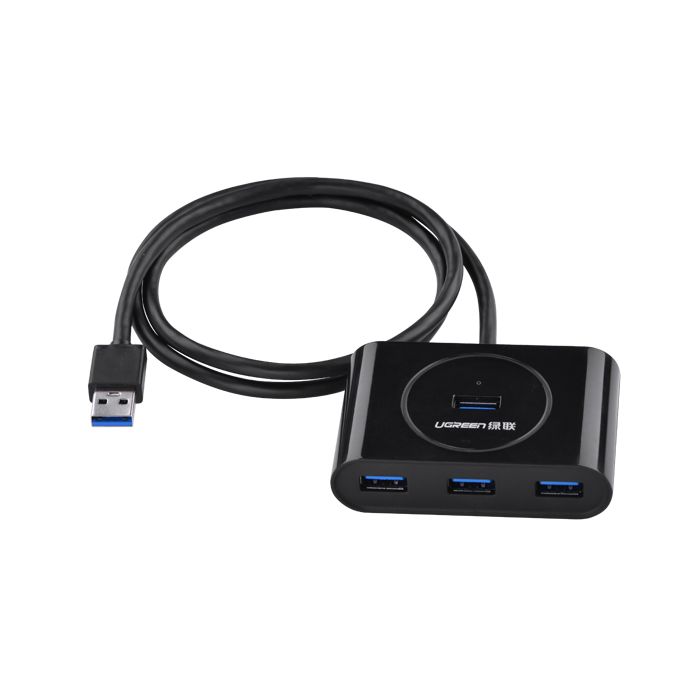 Ugreen USB 3.0 4 Ports Hub črn 1m - box