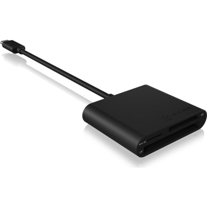 IcyBox IB-CR301-C3 USB-C čitalec kartic CF/SD/microSD - slika 3