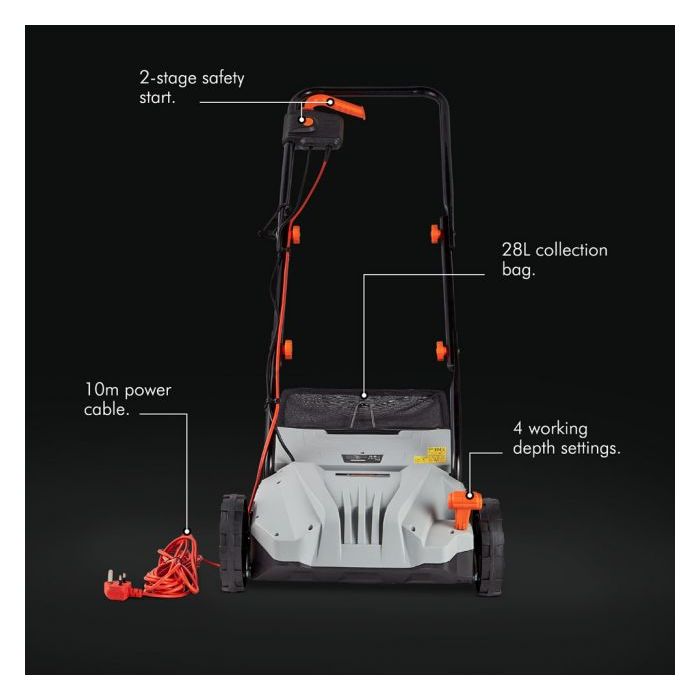 VonHaus električni prezračevalnik trate 1300W - slika 3