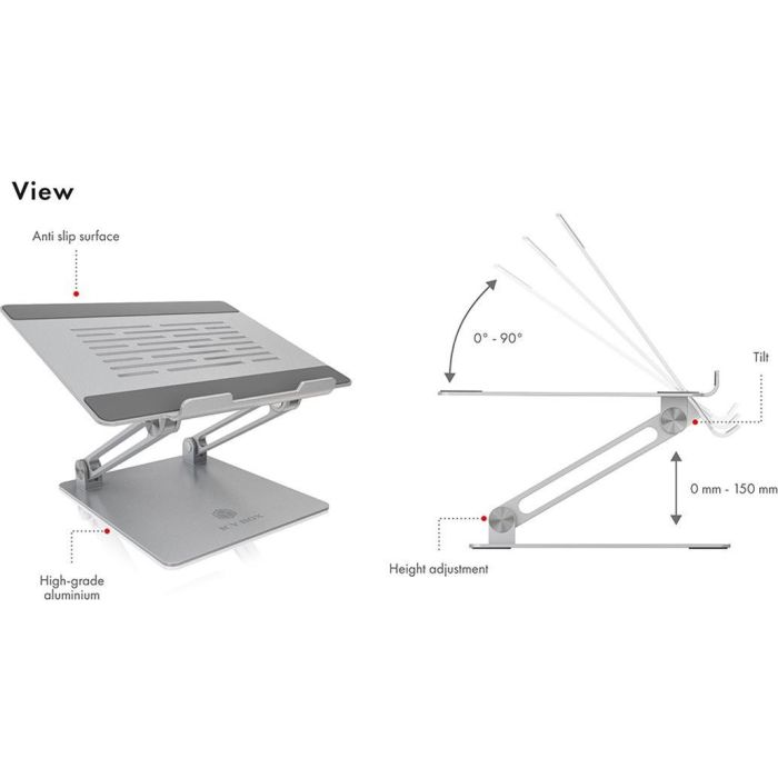 IcyBox IB-NH300 nosilec za prenosnike do 17" - slika 2