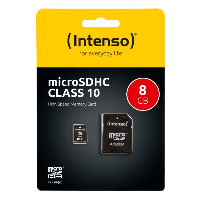 Intenso 8GB microSDHC Class 10 25MB/s spominska kartica - slika 2