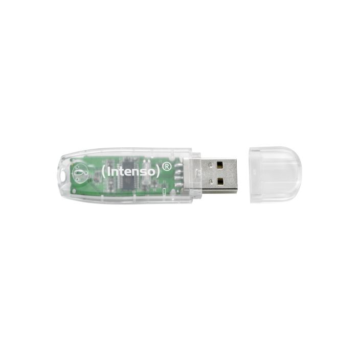 Intenso 32GB Rainbow Line USB 2.0 spominski ključek - Prozoren - slika 2