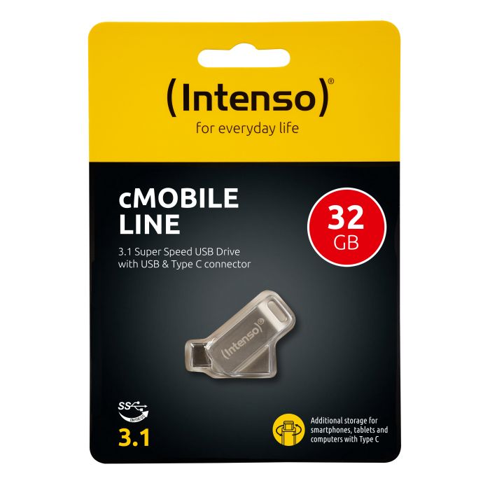 Intenso 32GB cMobile Line USB 3.0/ USB C spominski ključek - slika 3