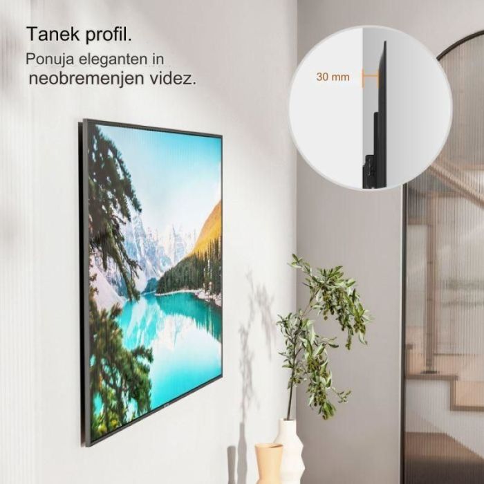 VonHaus 37-82 nagibni TV stenski nosilec do 75kg - slika 3