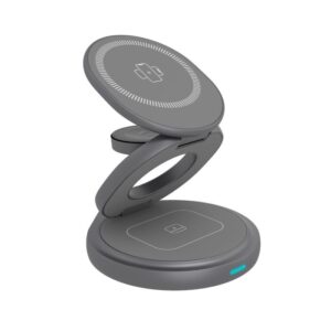 IcyBox IB-SH101-CH 3v1 brezžični magnetni polnilnik za telefone in ure
