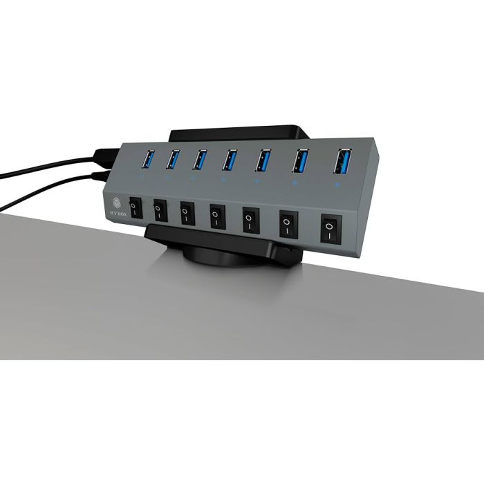 IcyBox IB-MSA106-HH namizni nosilec za HUB - slika 4