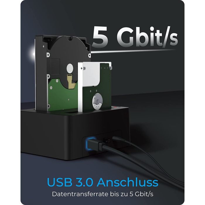 IcyBox IB-1232CL-U3 docking & clone postaja za 2,5" in 3,5" - slika 4