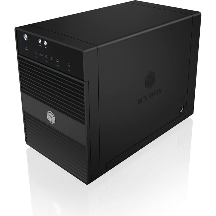 IcyBox IB-3740-C31 USB-C 3.1 zunanje ohišje za 4 3,5" in 2,5" HDD ali SSD diske - slika 2
