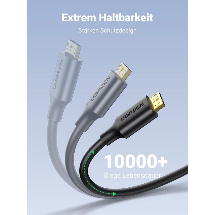 Ugreen USB 3.0 kabel USB A na Micro B, 1m