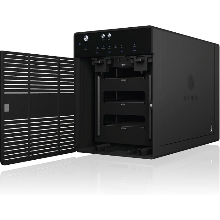 IcyBox IB-3740-C31 USB-C 3.1 zunanje ohišje za 4 3,5" in 2,5" HDD ali SSD diske - slika 3