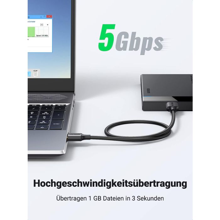 Ugreen USB 3.0 kabel USB A na Micro B, 1m - slika 2