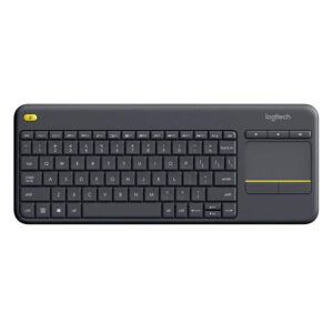 Brezžična tipkovnica Logitech K400 Plus Wireless Touch črna (Unifying, SLO gravura)