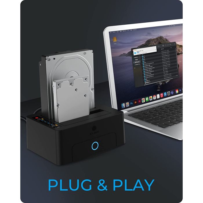 IcyBox IB-1232CL-U3 docking & clone postaja za 2,5" in 3,5" - slika 2
