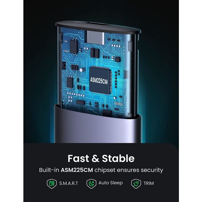 Ugreen M.2 NVMe SSD USB B-Key & M+B Key ohišje za disk
