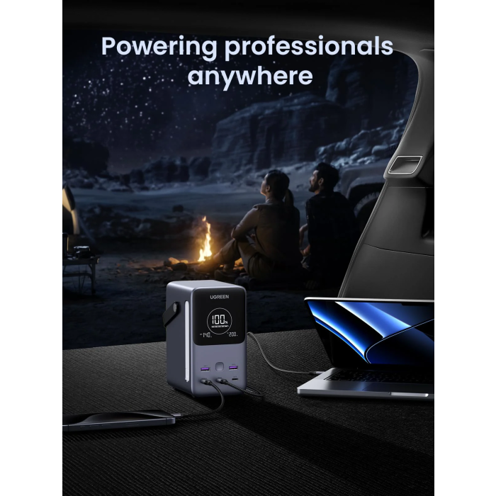 Ugreen prenosna polnilna baterija 48.000mAh, 300W s pametnim digitalnim zaslonom - slika 4