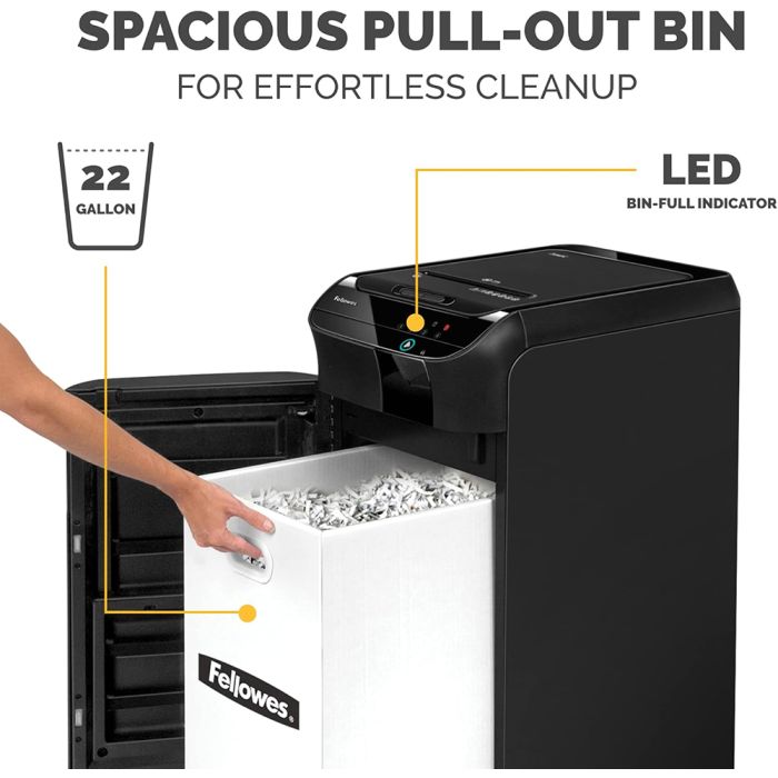 Fellowes AutoMax 550C Cross-Cut uničevalnik dokumentov - slika 4