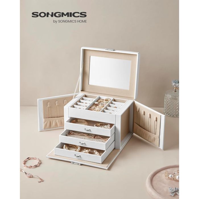 SONGMICS škatla za nakit štiriplastna - slika 2