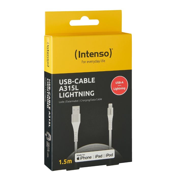 Intenso USB-A na Lightning kabel A315L, 1.5M
