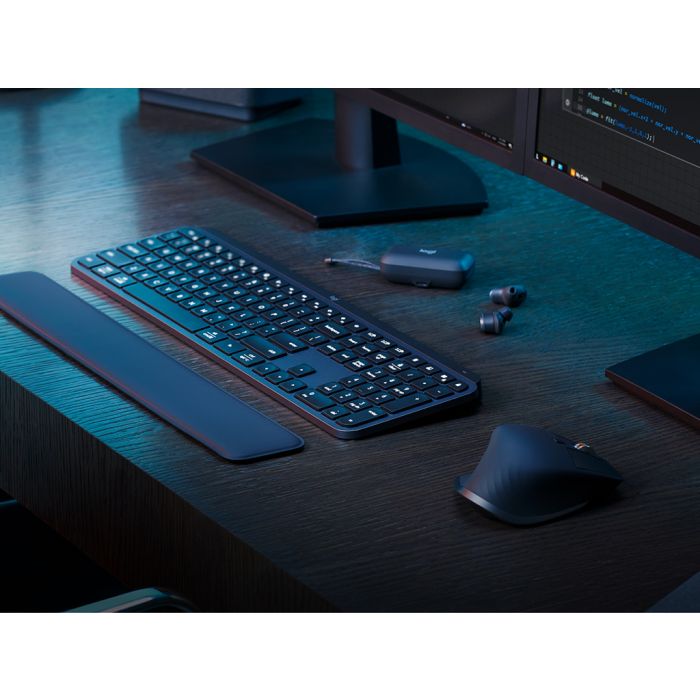 Tipkovnica Logitech brezžična desktop MX Keys S Plus SLO gravura