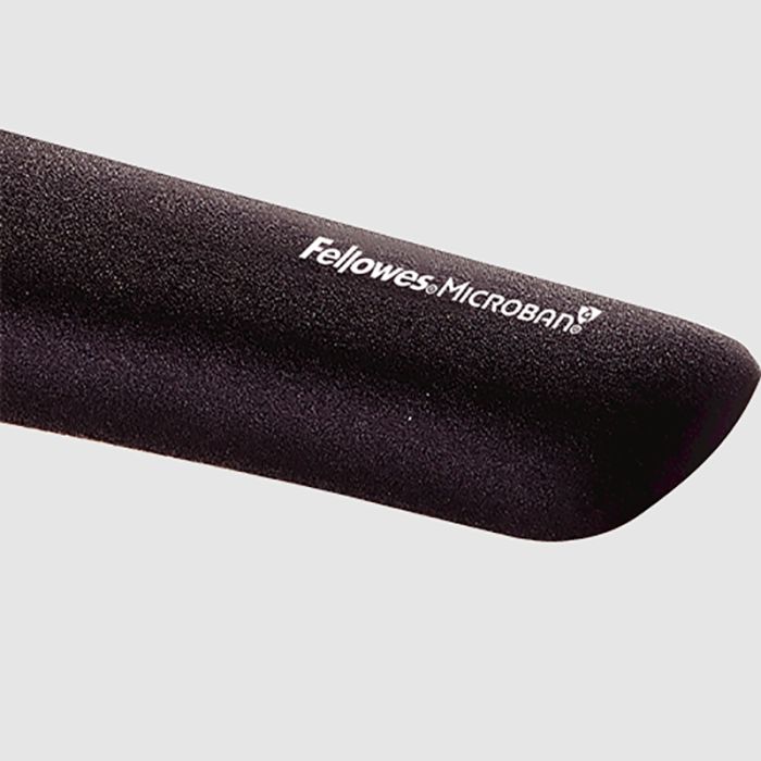 Fellowes počivalo za zapestje PlushTouch za tipkovnico, črna - slika 4