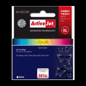 ActiveJet komplet barvnih črnil HP CH564 301XL