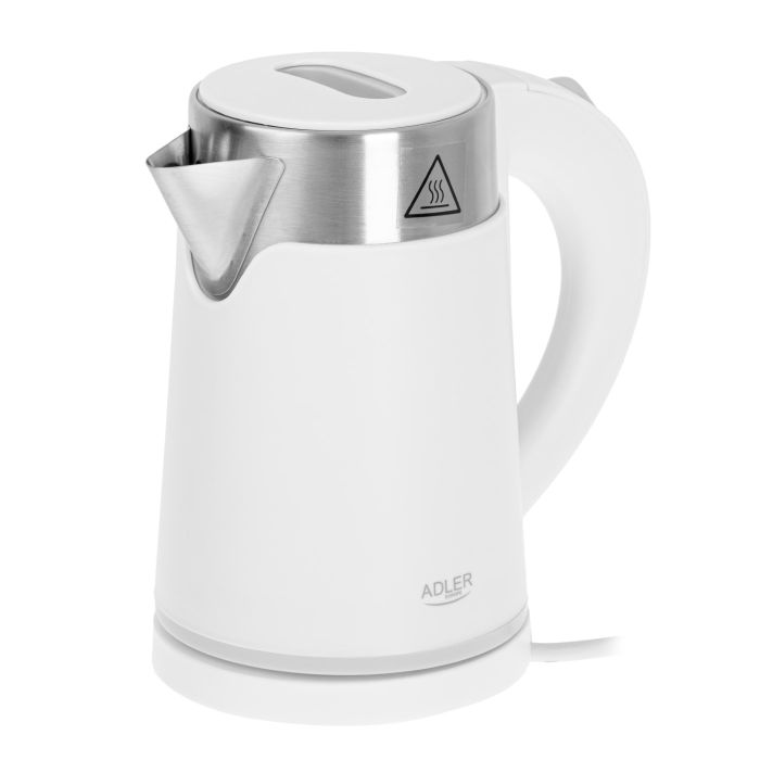 Adler Električni grelnik vode 0,6 L bela barva AD1372W - slika 3
