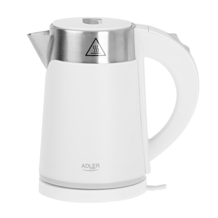 Adler Električni grelnik vode 0,6 L bela barva AD1372W - slika 2