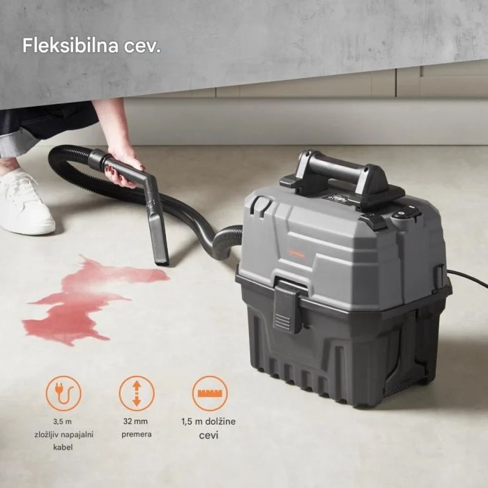 VonHaus mokro-suhi sesalnik 1200 W z 15-litrsko posodo, funkcijo pihanjaVonHaus mokro-suhi sesalnik 1200 W z 15-litrsko posodo in funkcijo pihanja - slika 3