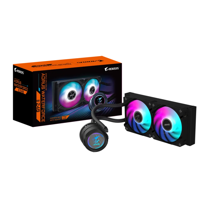 GIGABYTE AORUS WATERFORCE II 240 vodno hlajenje za INTEL/AMD procesorje - slika 3