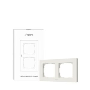 AQARA okvir za stikala H2, dvojni, beli