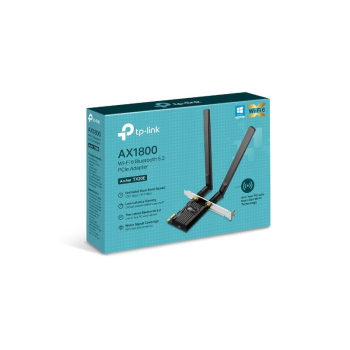 TP-LINK AX1800 Wi-Fi 6 Bluetooth 5.2 PCI-E Adapter - slika 3