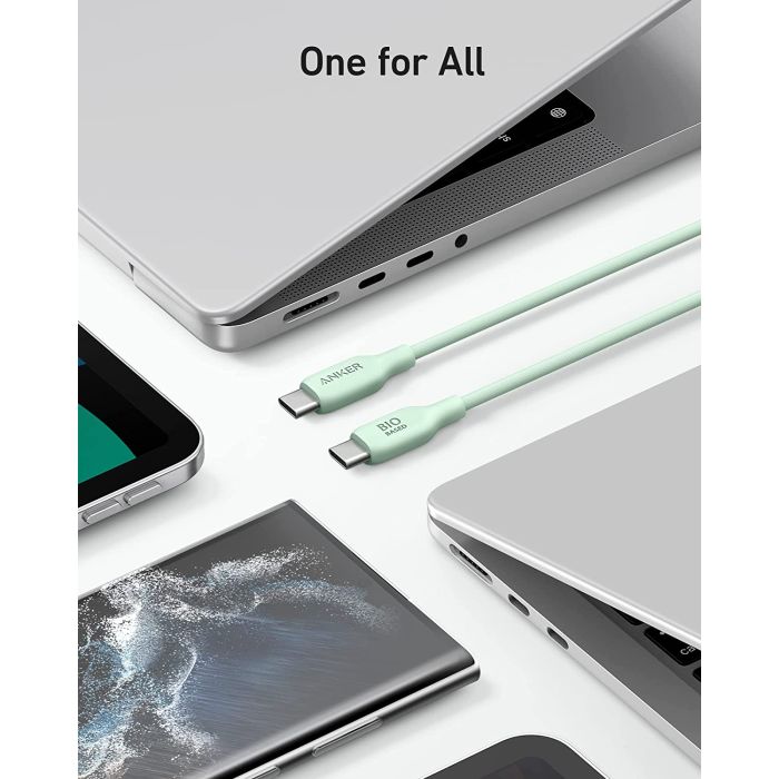 Anker 543 BIO USBC-USBC 0,9m kabel zelen - slika 3