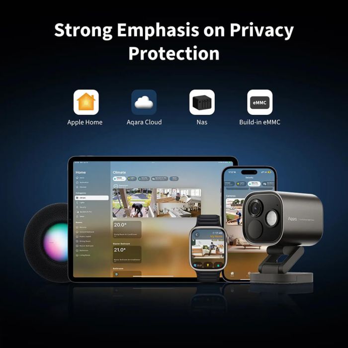 AQARA Camera Hub G5 PRO PoE, siva - slika 2