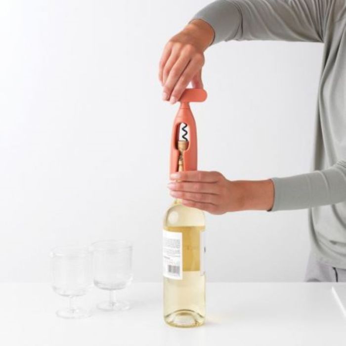 Brabantia spiralni odpirač steklenic rdeč - slika 2