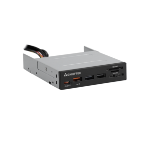 Chieftec all-in-one čitalec kartic 4x USB 3.2 Gen1 TypeA/C QC3.0 3,5 panel