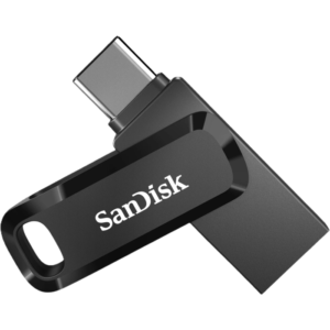 SanDisk 64GB Ultra Dual Drive Go USB-C/A 3.2 USB ključ (črn)