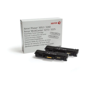 XEROX 106R02782 Dual Pack Black Toner Cartridge za Phaser/WC za 6.000 strani črni toner
