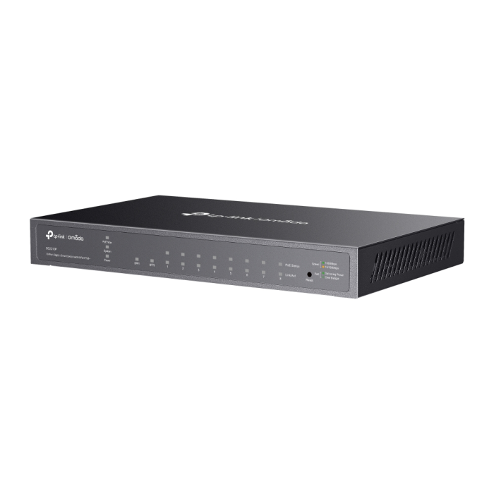 TP-LINK SG2210P Omada 8 PoE+ port, 2 Gigabit SFP slot pametno stikalo / switch - slika 3