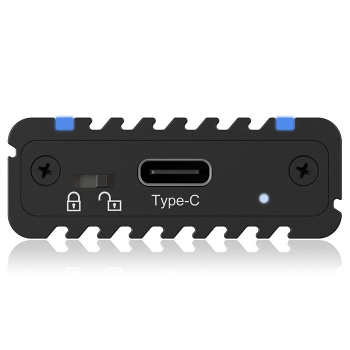IcyBox IB-1824ML-C31 USB-C & USB-A 3.1 ohišje za M.2 NVMe SSD - slika 2