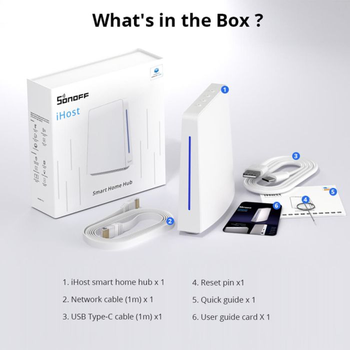 SONOFF Smart Home Hub iHost (AIBridge RV1109 2GB) - slika 2