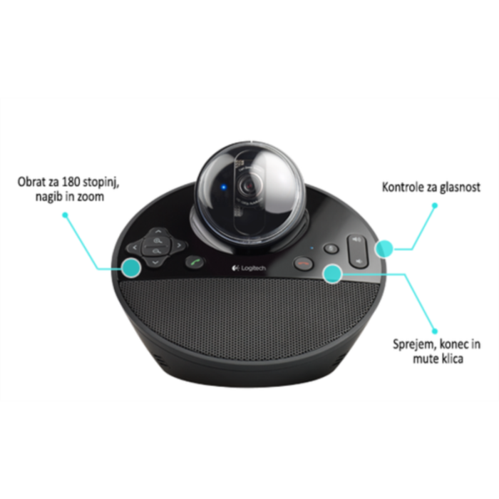Logitech BCC950 ConferenceCam, USB - slika 3