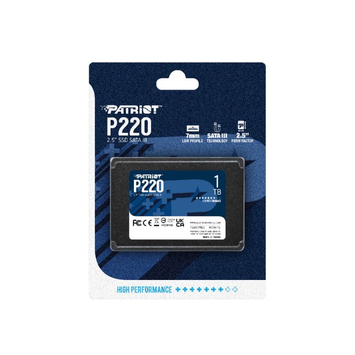 Patriot P220 1TB SSD SATA 3 2.5 - slika 3