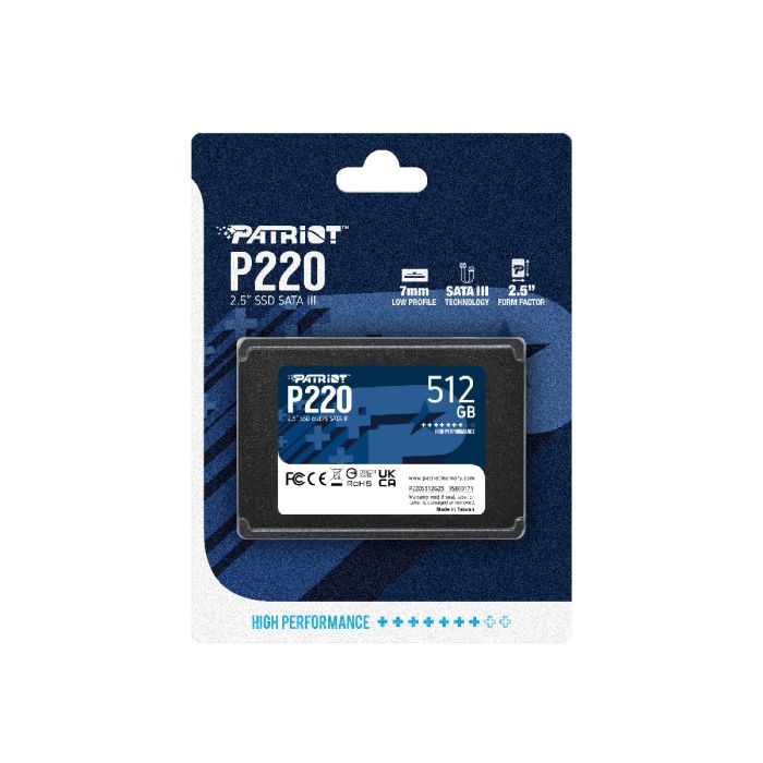 Patriot P220 512GB SSD SATA 3 2.5 - slika 3