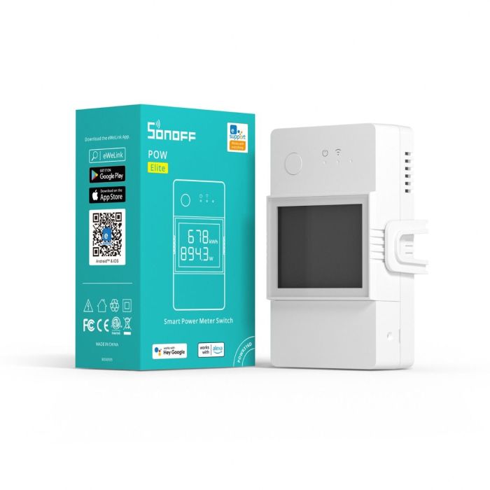 SONOFF POWR316D pametno stikalo, digitalni merilnik porabe z LCD, združljivo z Alexa/Google Home, 1 - slika 2