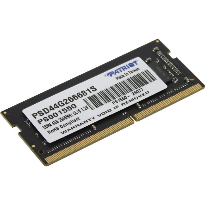 Patriot Signature Line 4GB DDR4-2666 SODIMM PC4-21300 CL19, 1.2V - slika 2