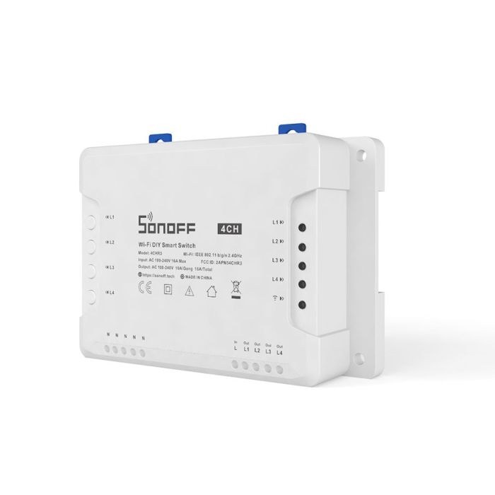 SONOFF pametno stikalo Wi-Fi stikalo 4-kanalni 4CHR3