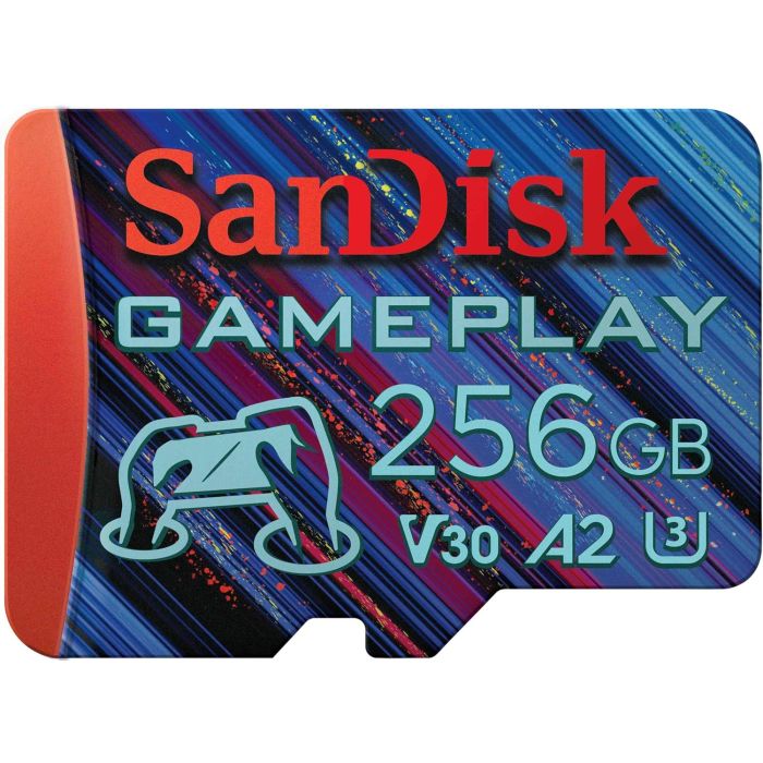 SanDisk 256 GB GamePlay microSD spominska kartica za mobilni in konzolni gaming